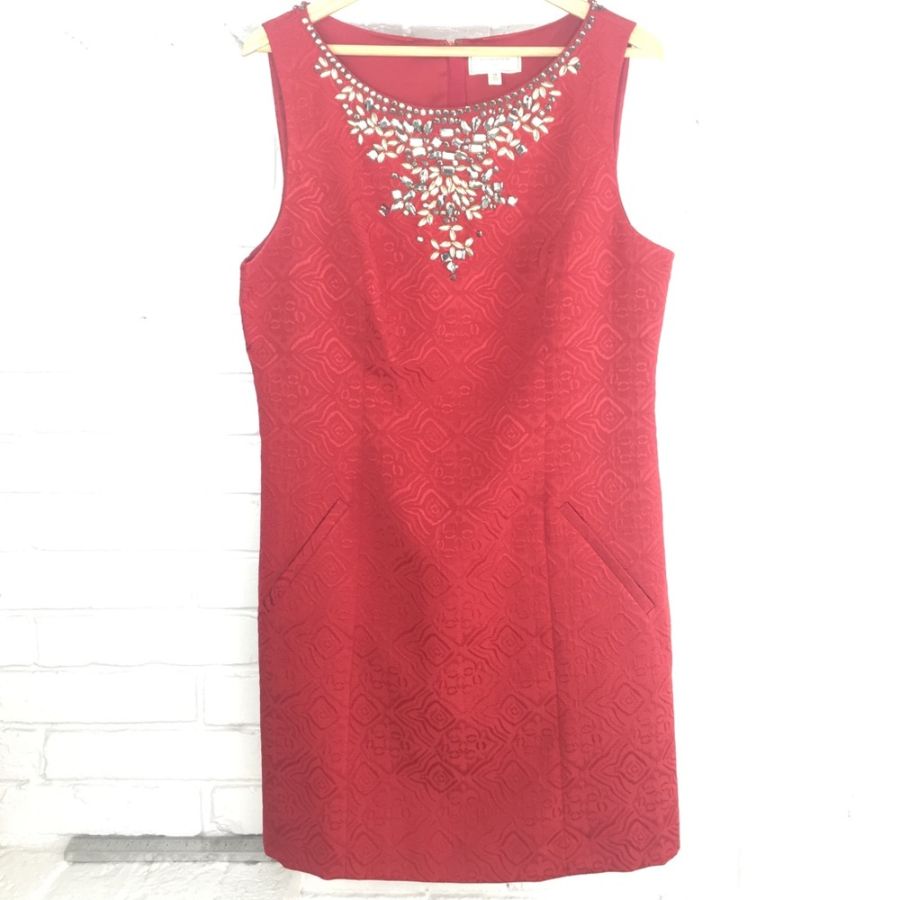 Moulinette Soeurs Toulouse Embellished Shift Dress